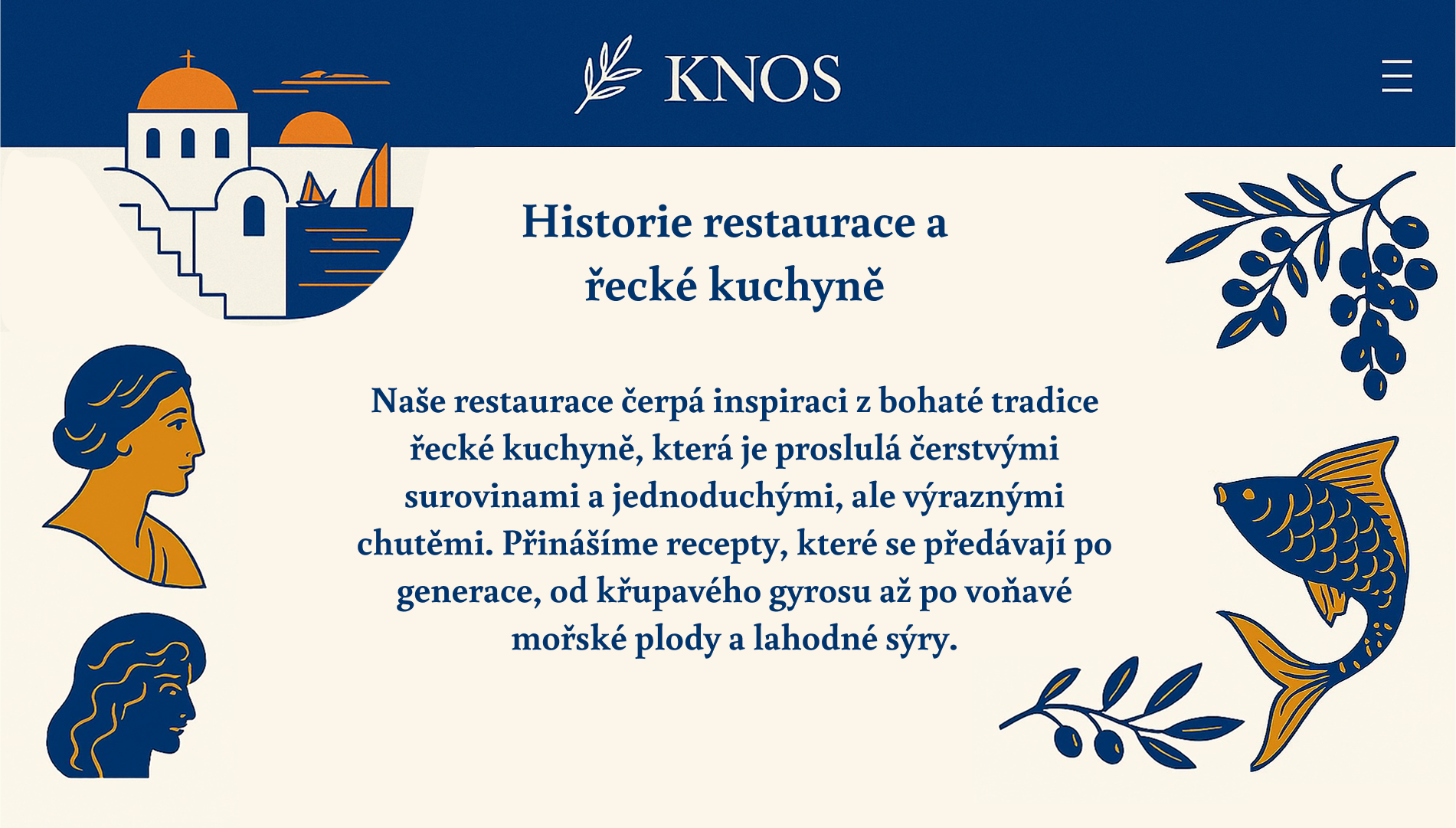 Historie restaurace a řecké kuchyně